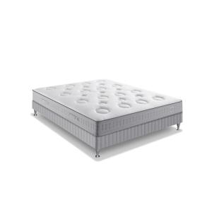 Ens 140x200 matelas H26 ressort ensachés, mi-ferme, sommier