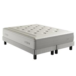 Ens 180x200 matelas H33 ressort ensachés, ferme, 2 sommiers