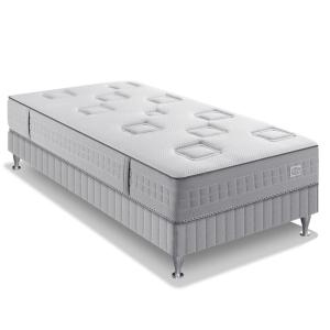 Ens 90x200 matelas H24 ressort ensachés, très ferme, sommie…
