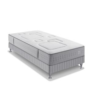 Ens 90x200 matelas H25 ressort ensachés, ferme, sommier