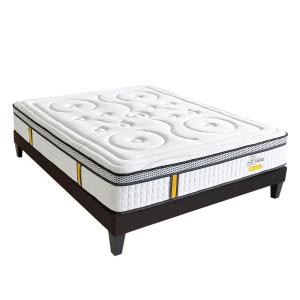 Ensemble  140x200 cm  Matelas Ressorts   Sommier Bois