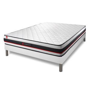 Ensemble 200x200 Mousse - sommier kit