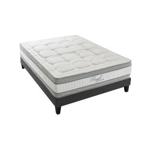 Ensemble  5* 180x200 cm  Matelas   Sommier Bois