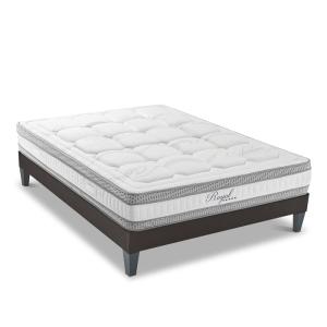 Ensemble  5*   Matelas   Sommier Bois 180x200 cm