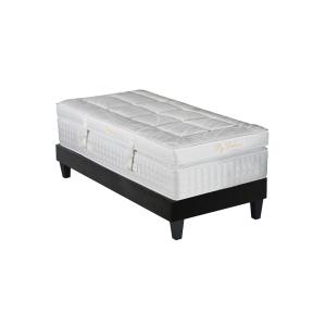 Ensemble  90x200 cm  Matelas   Sommier Bois