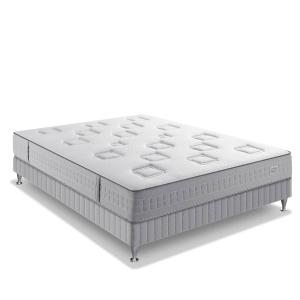 Ensemble CHALLENGE 140x190 matelas H24 ressorts, sommier