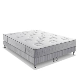 Ensemble CHALLENGE 160x200 matelas H24 ressorts, 2 sommiers