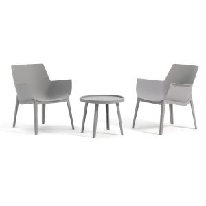 Ensemble d'extérieur composé de deux fauteuils et d'une tab…
