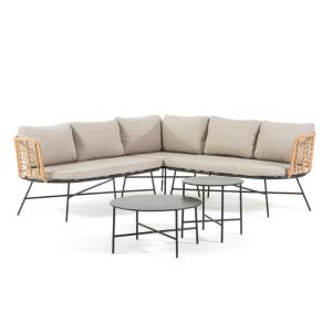 Ensemble d'extérieur/de jardin avec canapé d’angle style bo…