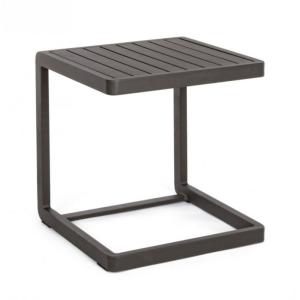 Ensemble de 2 tables basses rectangulaires en aluminium ant…