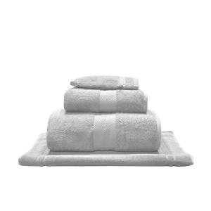 Ensemble de bain 4 pièces avec tapis Blanc