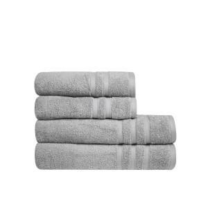 Ensemble de bain 4 pièces coton bio Gris Perle