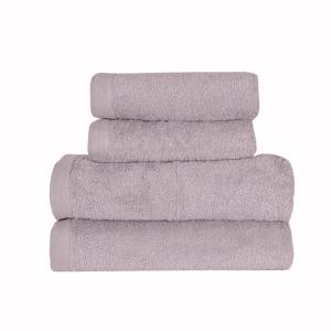 Ensemble de bain 4 pièces en coton Lavandin