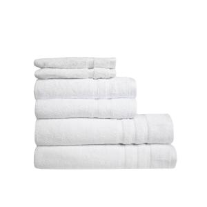 Ensemble de bain 6 pièces coton bio Blanc