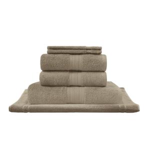 Ensemble de bain avec tapis 6 pièces  mastic