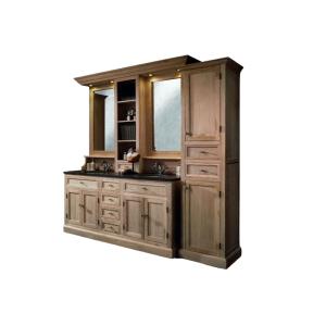 Ensemble de meuble de salle de bain double vasque   1 colon…