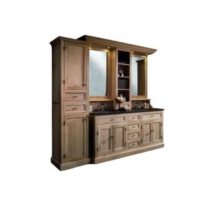 Ensemble de meuble de salle de bain double vasque   1 colon…
