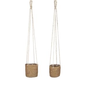 ensemble de paniers pour plantes Atlantic Marron clair Algu…