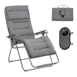 Ensemble fauteuil relax xl avec porte gobelet et housse en…