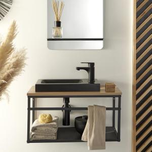 Ensemble lave-mains  grande largeur avec robinet 60cm