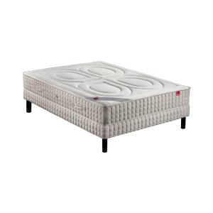 Ensemble matelas à ressorts 26cm et sommier à lattes 90x190…