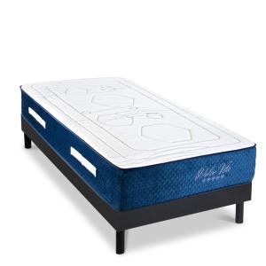 Ensemble Matelas à Ressorts ensachés et Sommier en kit noir…