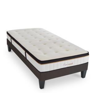 Ensemble matelas mémoire de Forme et sommier en kit Kit Gri…