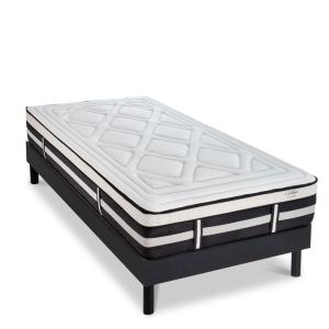 Ensemble Matelas Mémoire de forme h28cm et Sommier en kit b…