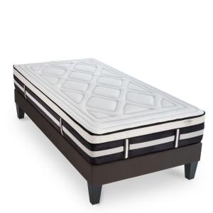 Ensemble Matelas Mémoire de forme h28cm et Sommier en kit g…