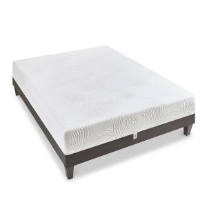 Ensemble    Matelas Mousse HD   Sommier Bois 90x200 cm