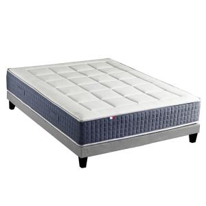Ensemble matelas ressort 7 zones et mémoire forme sommier 1…