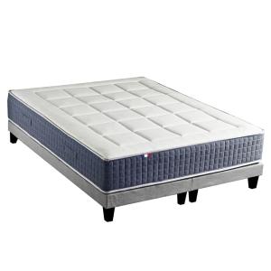 Ensemble matelas ressort 7 zones et mémoire forme sommier 2…