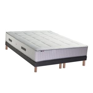 Ensemble Matelas Ressort 7 zones Mémoire de forme 2 Sommier…