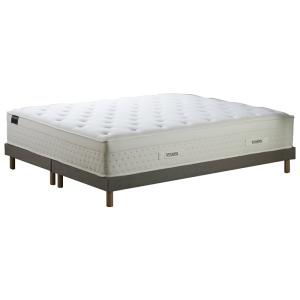 Ensemble matelas ressort 7 zones mémoire de forme sommier g…