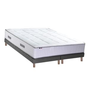 Ensemble matelas ressort 7 zones mémoire forme 2 sommiers 1…