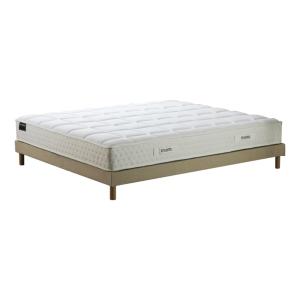 Ensemble matelas ressorts 5 zones mousse HD sommier kit bei…