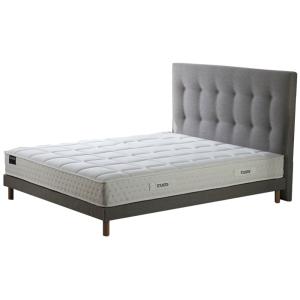 Ensemble matelas ressorts 5 zones sommier kit tete de lit g…