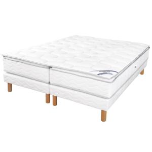 Ensemble matelas ressorts et sommier tapissier 2 x 100 x 20…