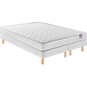 Ensemble matelas ressorts et sommier tapissier 2 x 80 x 200…