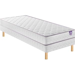 Ensemble matelas ressorts et sommier tapissier 90 x 190 cm