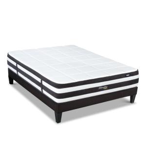 Ensemble    Matelas Ressorts   Sommier Bois 140x200 cm