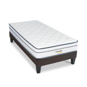 Ensemble    Matelas Ressorts   Sommier Bois 90x190 cm