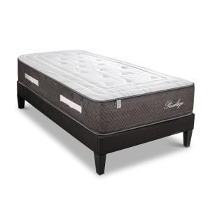 Ensemble    Matelas Ressorts   Sommier Bois 90x200 cm