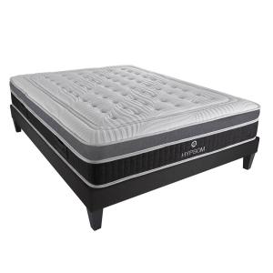 Ensemble    Matelas   Sommier Bois 140x190 cm