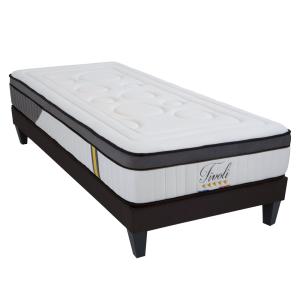 Ensemble    Matelas   Sommier Bois 90x190 cm