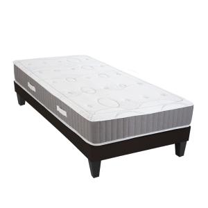 Ensemble    Matelas   Sommier Bois 90x200 cm