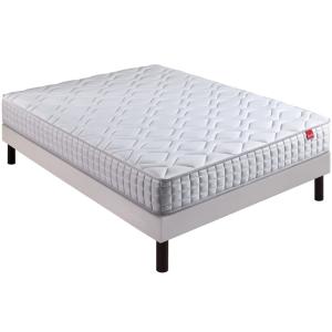 Ensemble matelas   sommier   pieds 160x200 cm