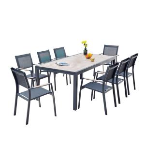 Ensemble repas de jardin  12 places et plus en  bois