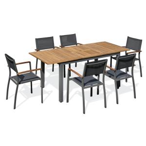 Ensemble repas de jardin 6 places - Acacia