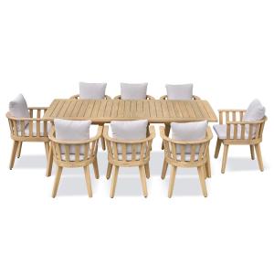 Ensemble repas de jardin 8 places - Acacia